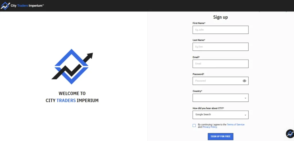 City Traders Imperium Checkout Page