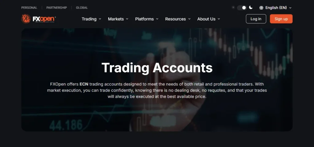 FXOpen Trading Account