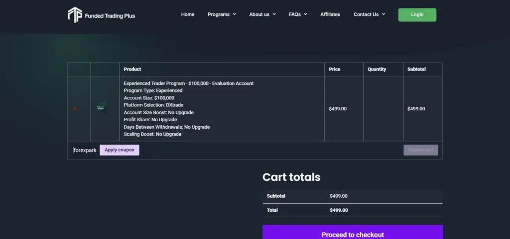 Funded Trading Plus Coupon Code
