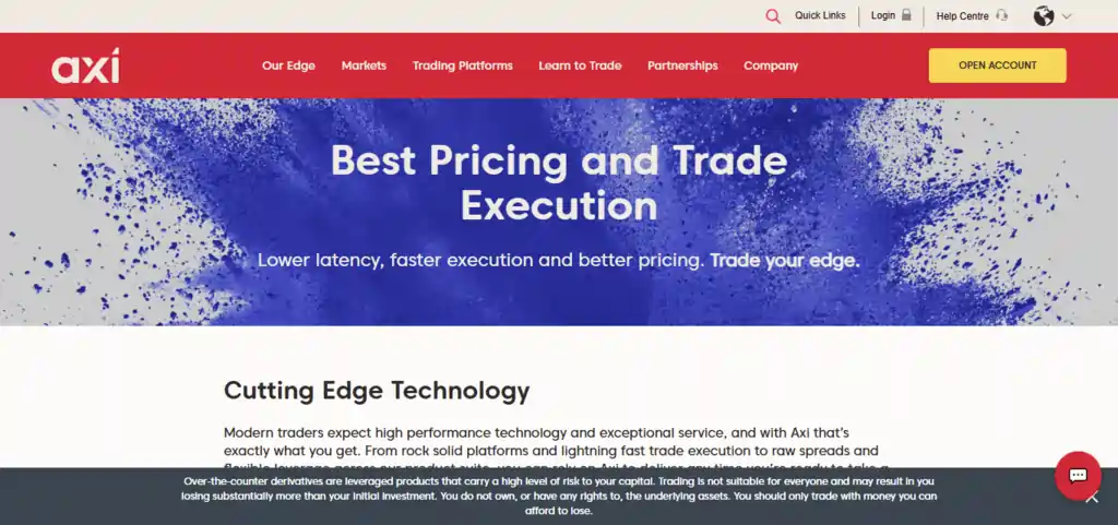 AXI Best Pricing and Trade Execution