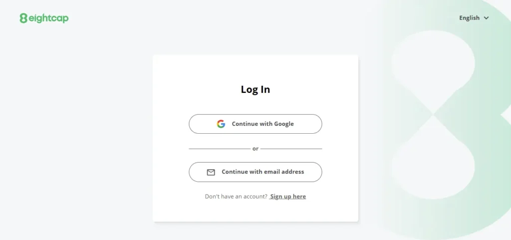 EightCap Login