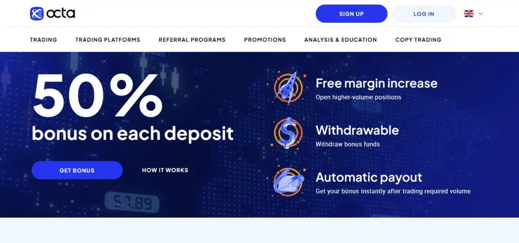 Octa deposit bonus