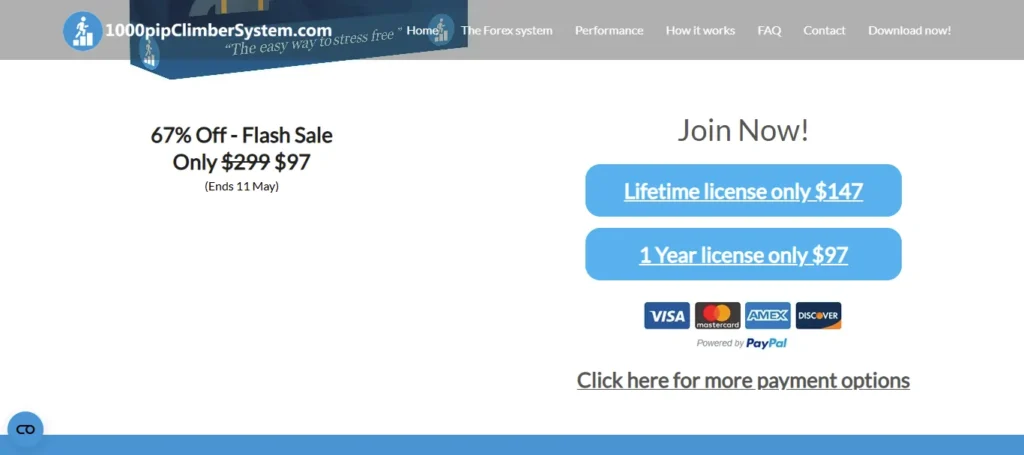 1000 Pip Climber Payment