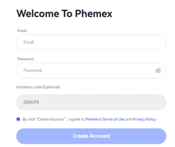 Phemex Code
