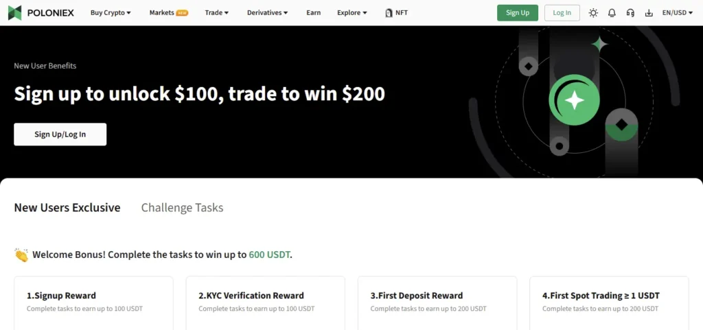Poloniex Reward Center