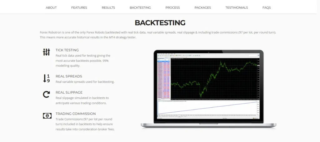 Robotron Backtests