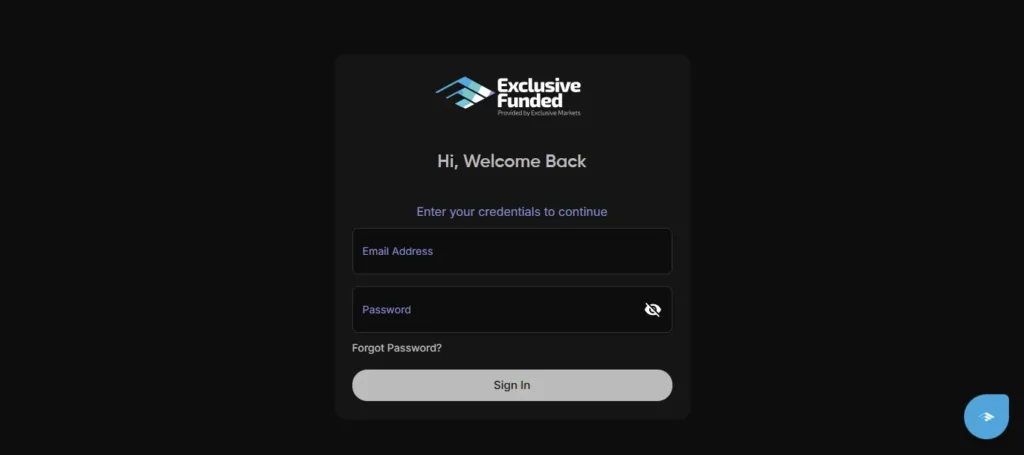 Exclusive Funded Programme Login