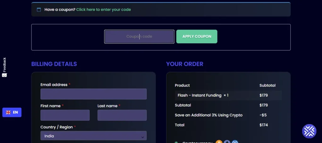 FundYourFX Code