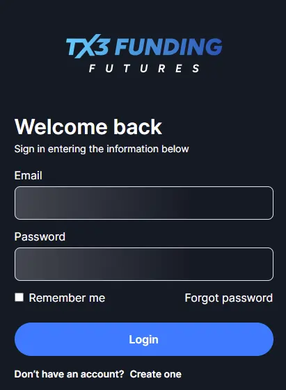 TX3Funding login
