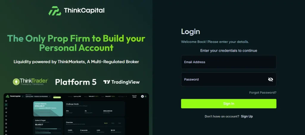 ThinkCapital Login