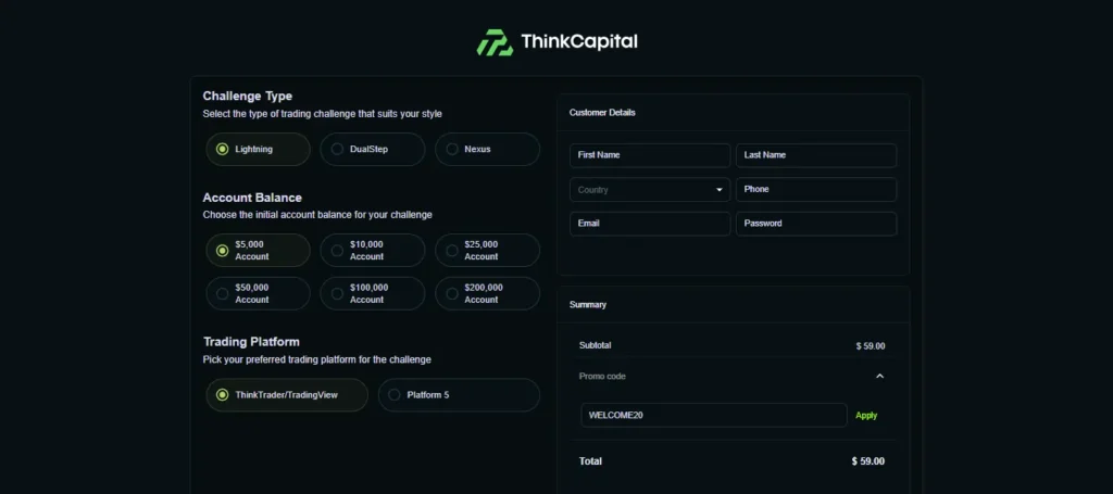 ThinkCapital procedure