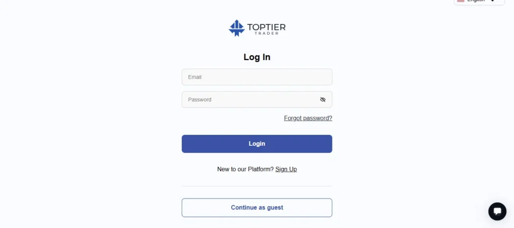 Toptier Trader Login