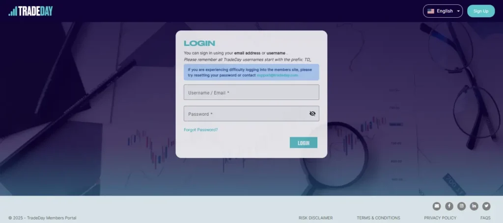 TradeDay Login
