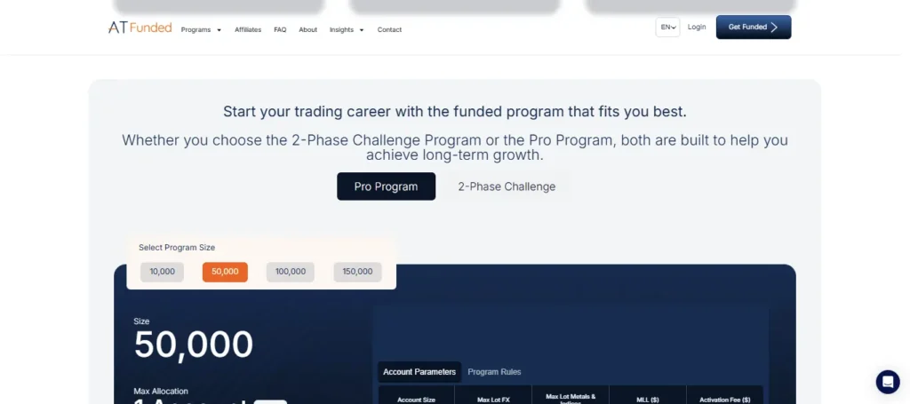 AT Funded Program