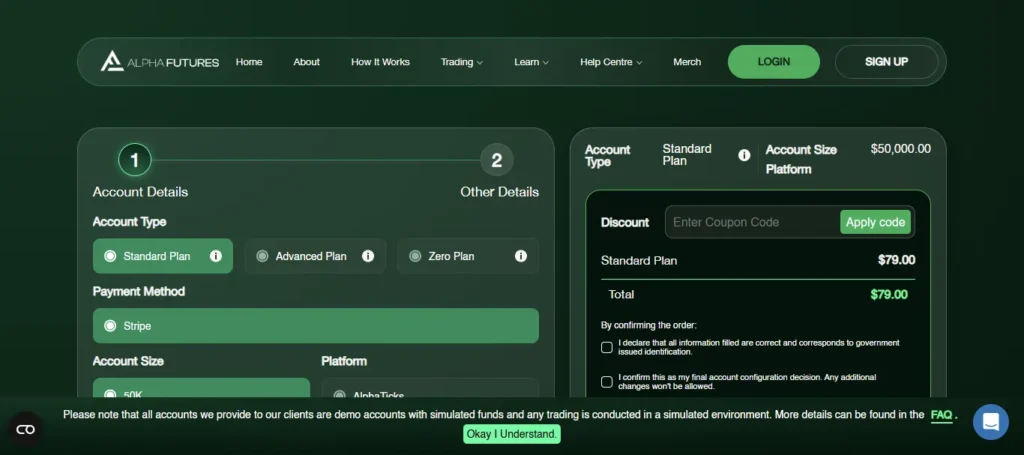 Alpha Futures Code