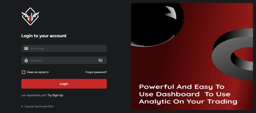 Boer Funded Login