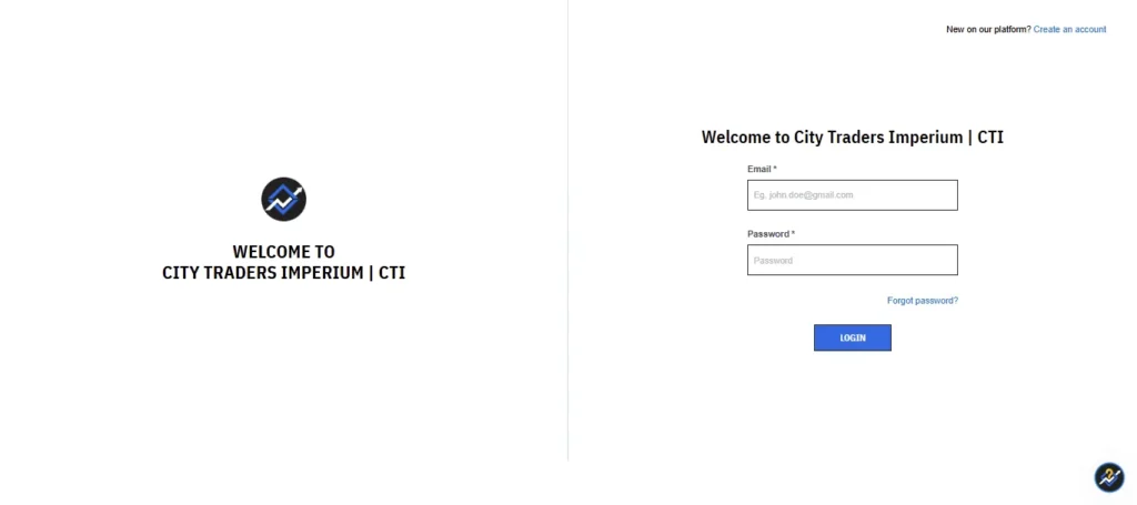 City Traders Imperium Dashboard