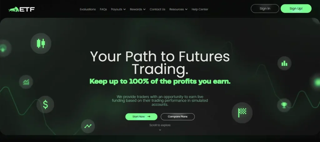 (ETF) Elite Trader Funding Logo