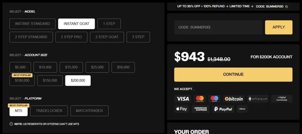 GFT Checkout