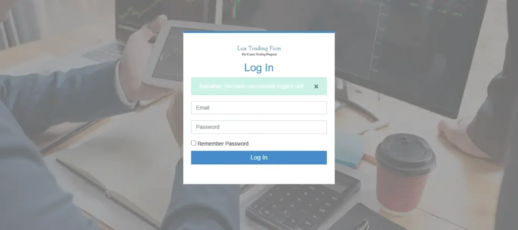 Lux Trading Firm Login