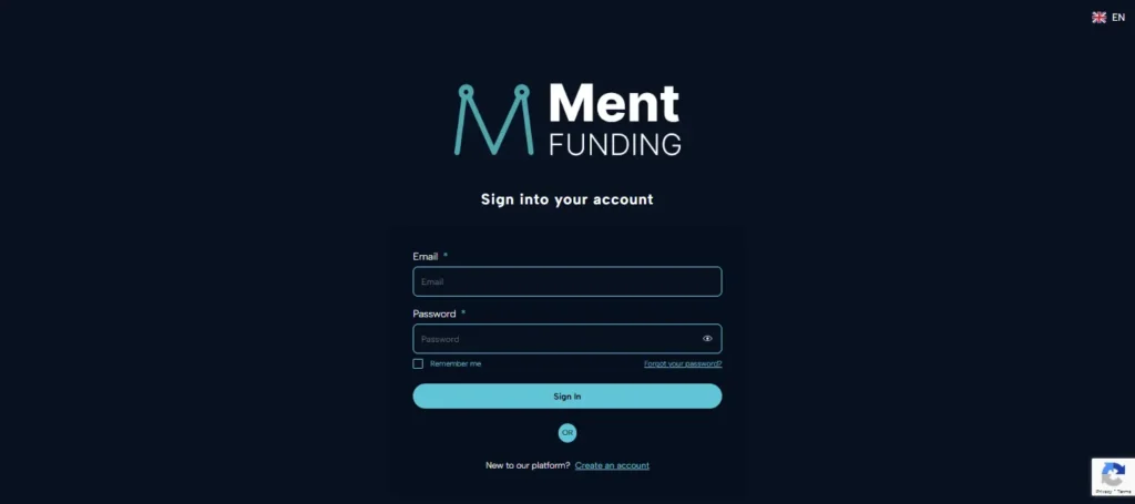 Ment Funding login